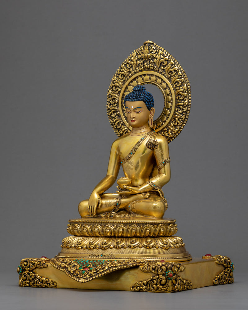 Seated Shakyamuni Buddha Statue | Art of Himalayan