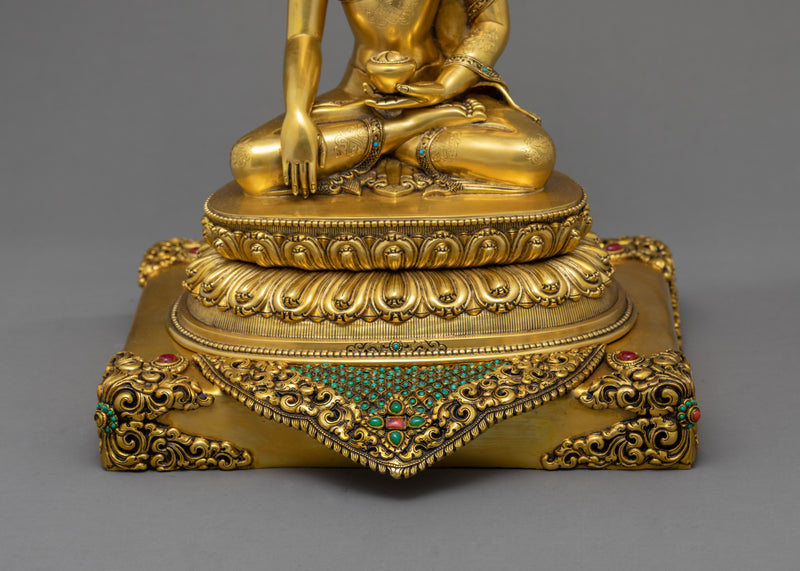 Seated Shakyamuni Buddha Statue | Art of Himalayan