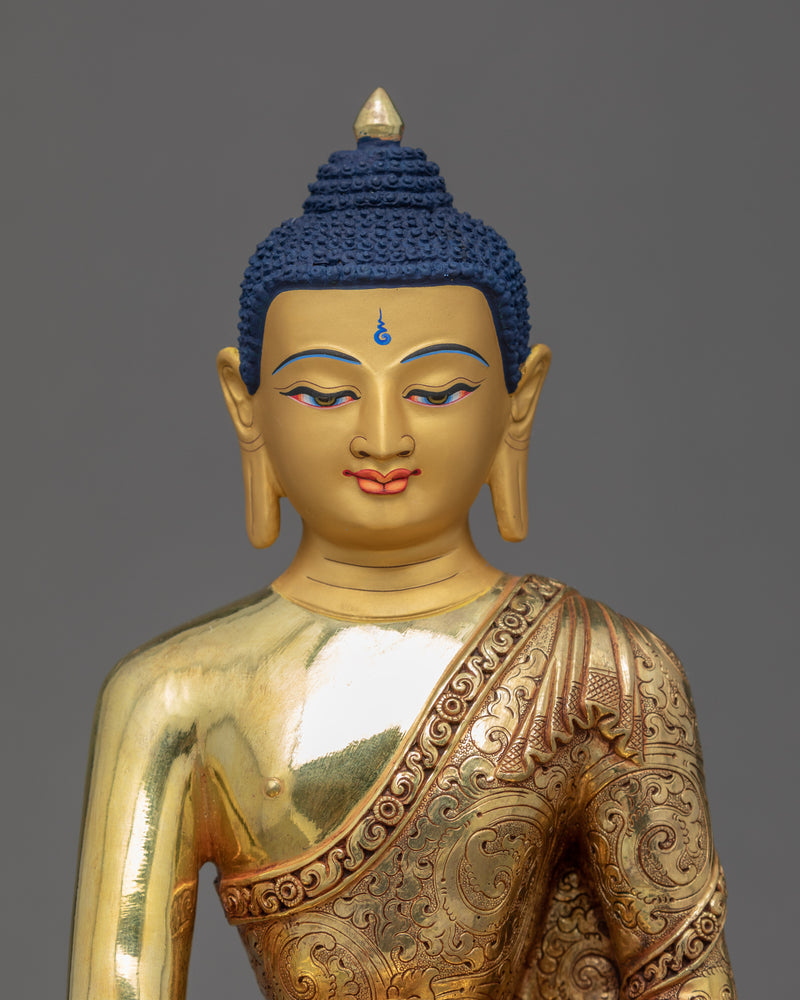 Shakyamuni Buddha Statue | Auspicious Himalayan Art of Nepal
