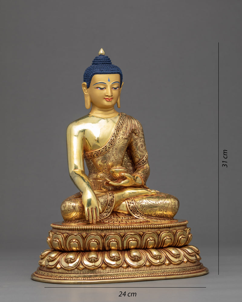 Shakyamuni Buddha Statue | Auspicious Himalayan Art of Nepal