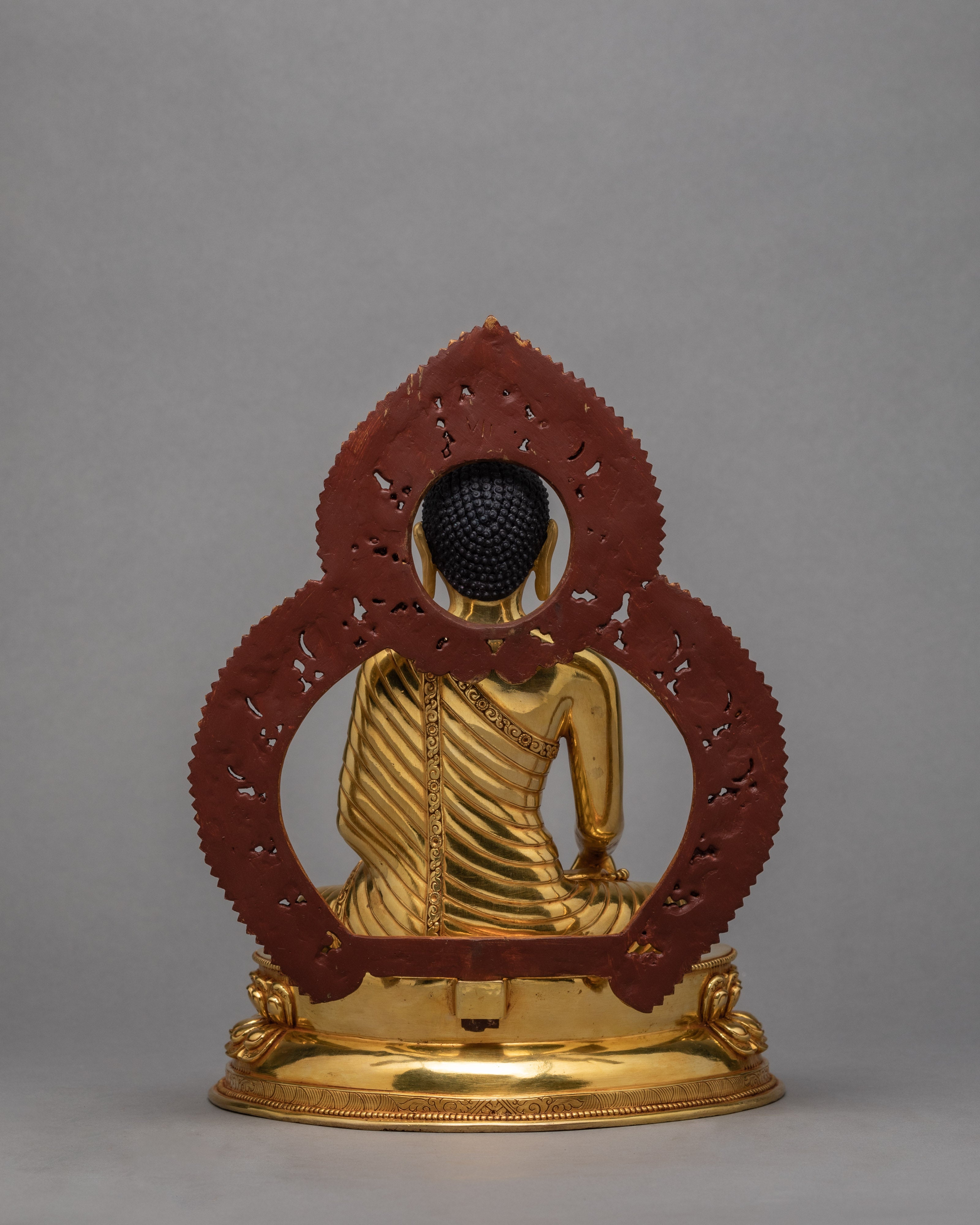 Buddha Shakyamuni Statue | Himalayan Buddhist Statue | Plated with 24K Gold