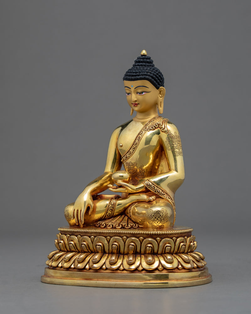 Namo Shakyamuni Buddha Sculpture | Tibetan Buddhist Art
