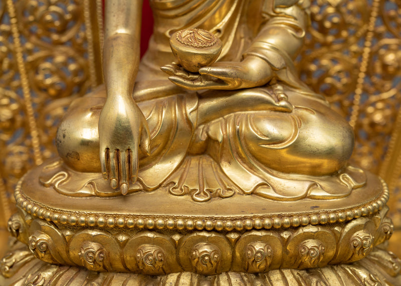 Namo Shakyamuni Buddha Art | Finely Hand Carved Statue