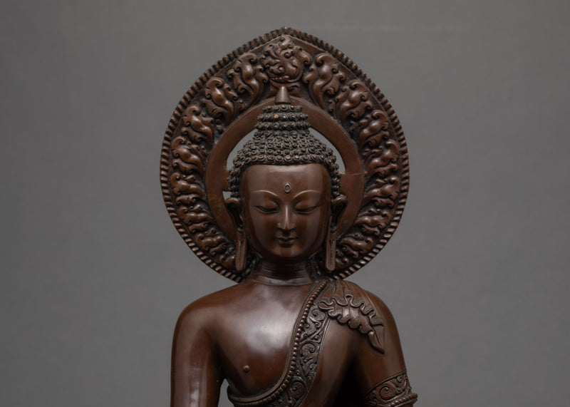 Shakyamuni  Buddha Statue | Traditional Himalayan Buddhist Art
