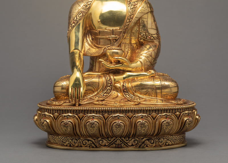 The Shakyamuni Buddha Sculpture | Handmade Gautam Buddha Statue