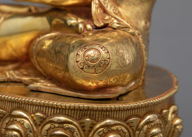 Seated Buddha Shakyamuni Statue | Tibetan Sculpture Art