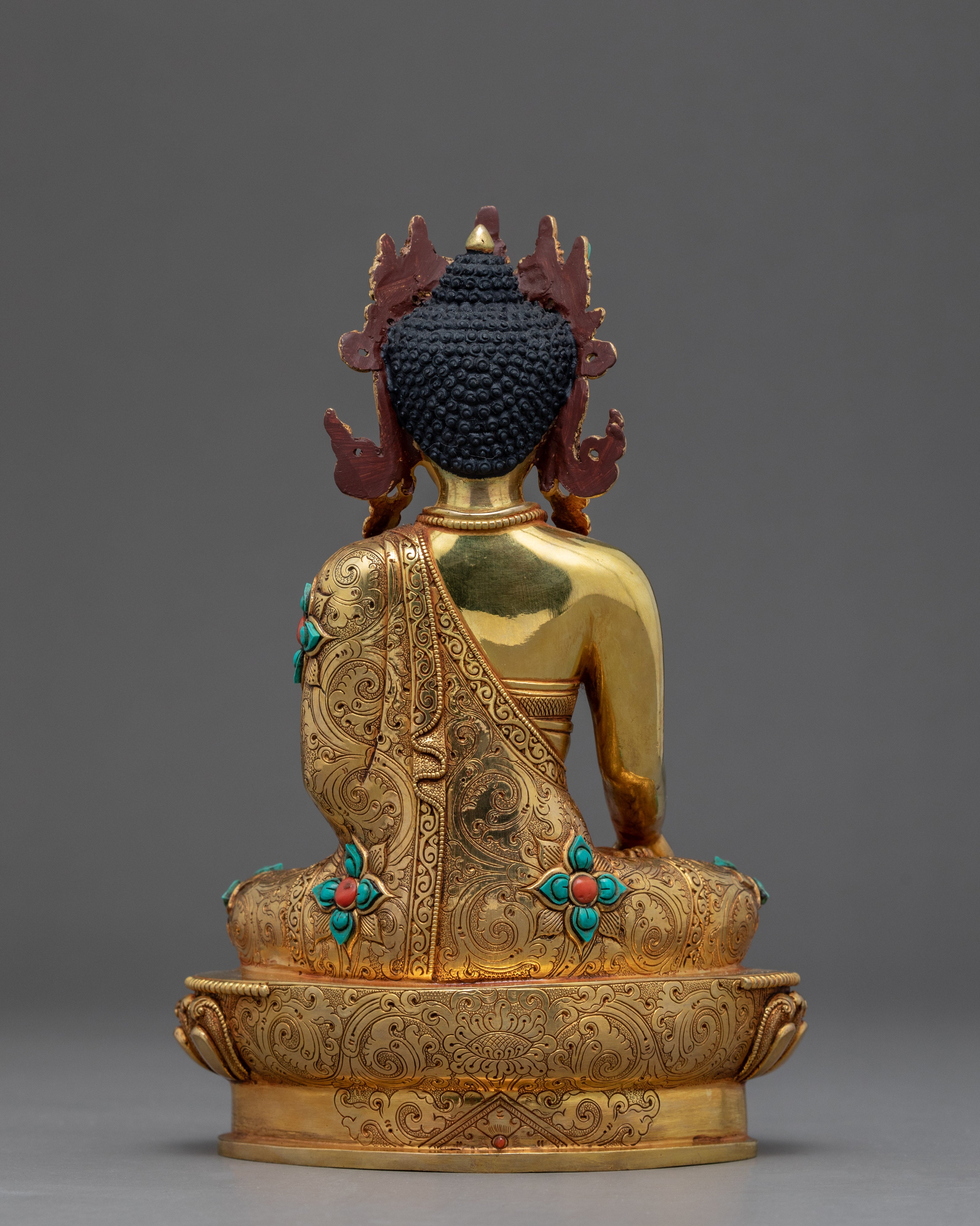 Mini Shakyamuni Buddha Statue | Traditional Himalayan Art