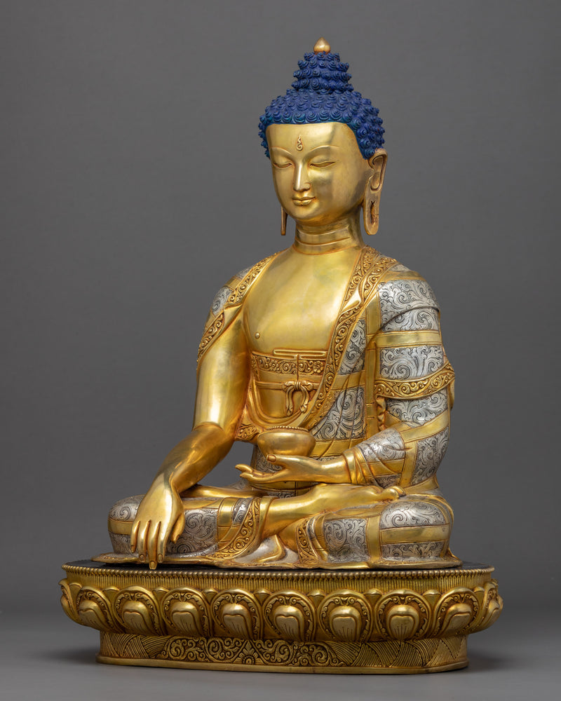 Buddha Shakyamuni Sculpture Tibet | Handmade Buddha Statue