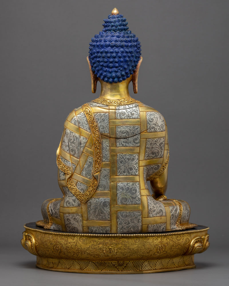 Buddha Shakyamuni Sculpture Tibet | Handmade Buddha Statue