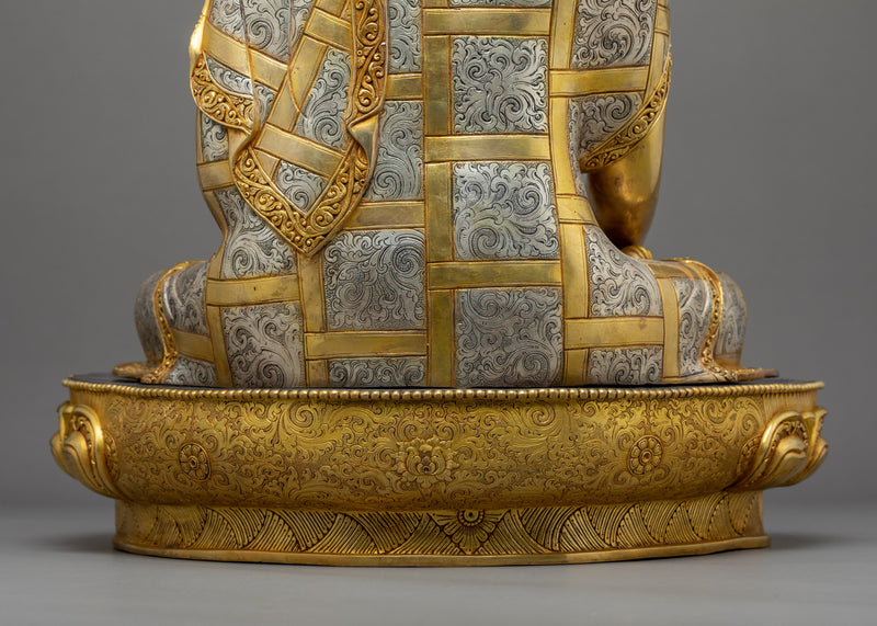Buddha Shakyamuni Sculpture Tibet | Handmade Buddha Statue