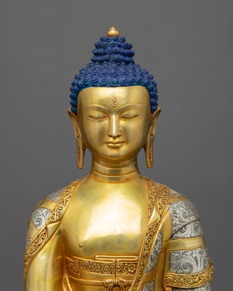 Buddha Shakyamuni Sculpture Tibet | Handmade Buddha Statue