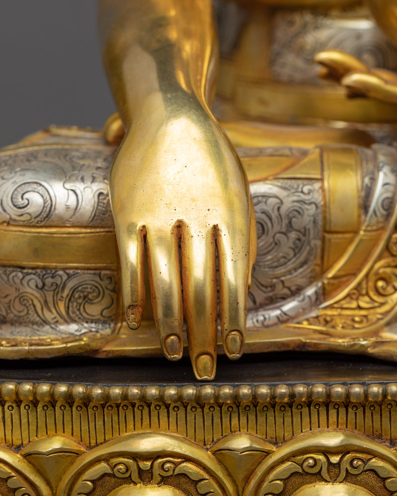 Buddha Shakyamuni Sculpture Tibet | Handmade Buddha Statue