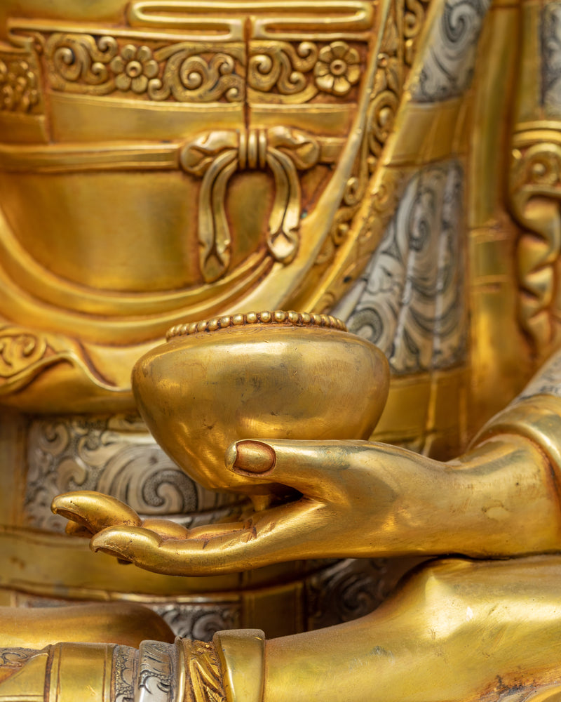 Buddha Shakyamuni Sculpture Tibet | Handmade Buddha Statue