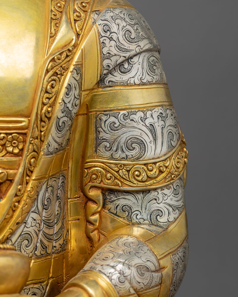 Buddha Shakyamuni Sculpture Tibet | Handmade Buddha Statue