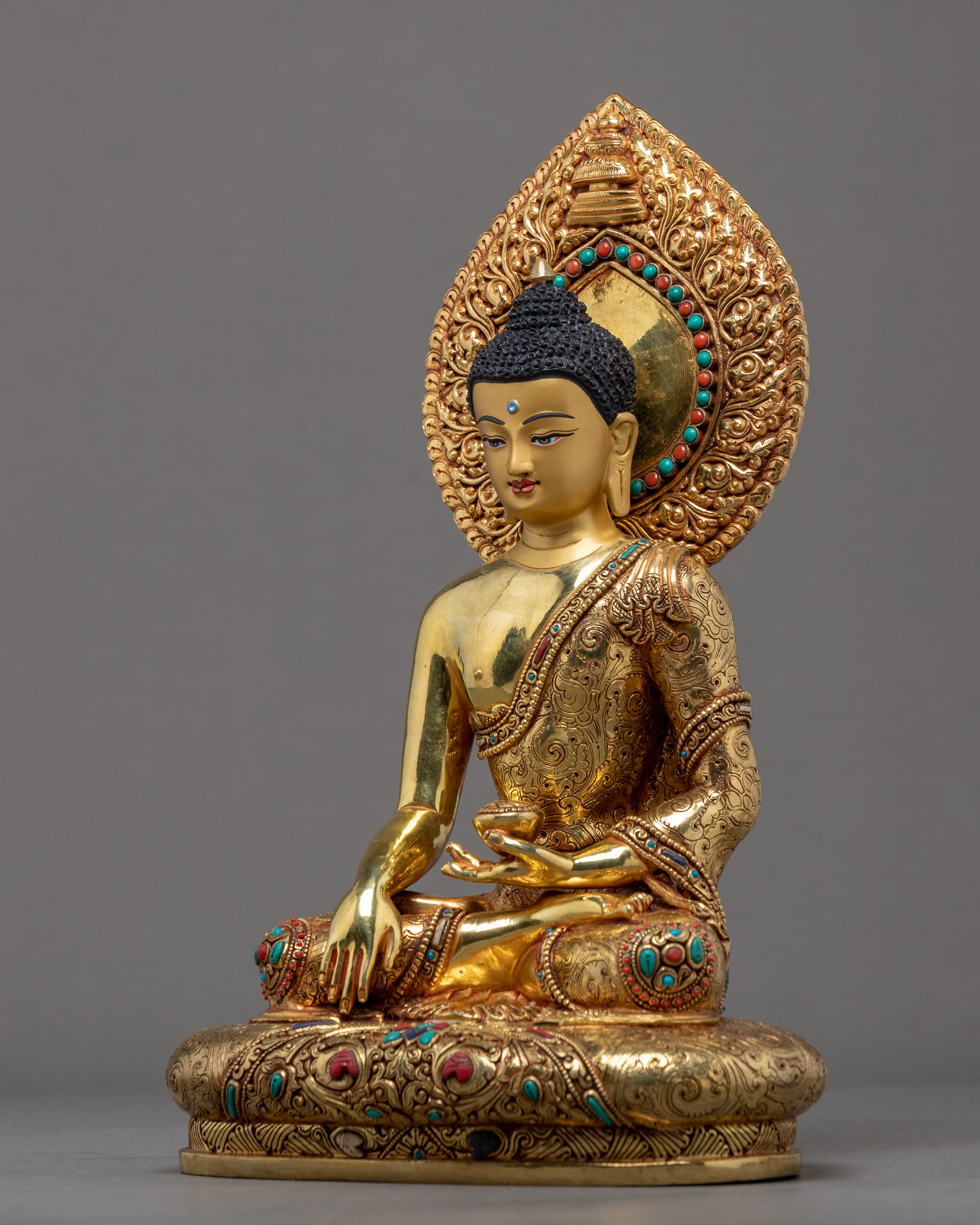 Siddhartha Gautama Enlightenment Statue | Himalayan Buddhist Art