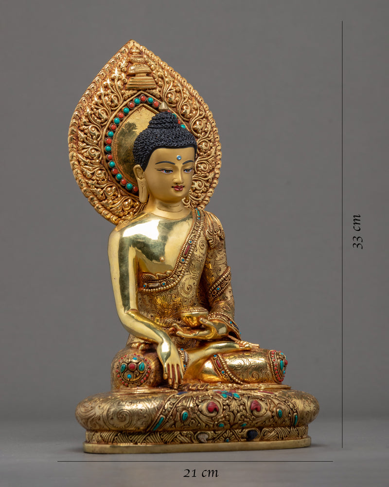 Siddhartha Gautama Enlightenment Statue | Himalayan Buddhist Art