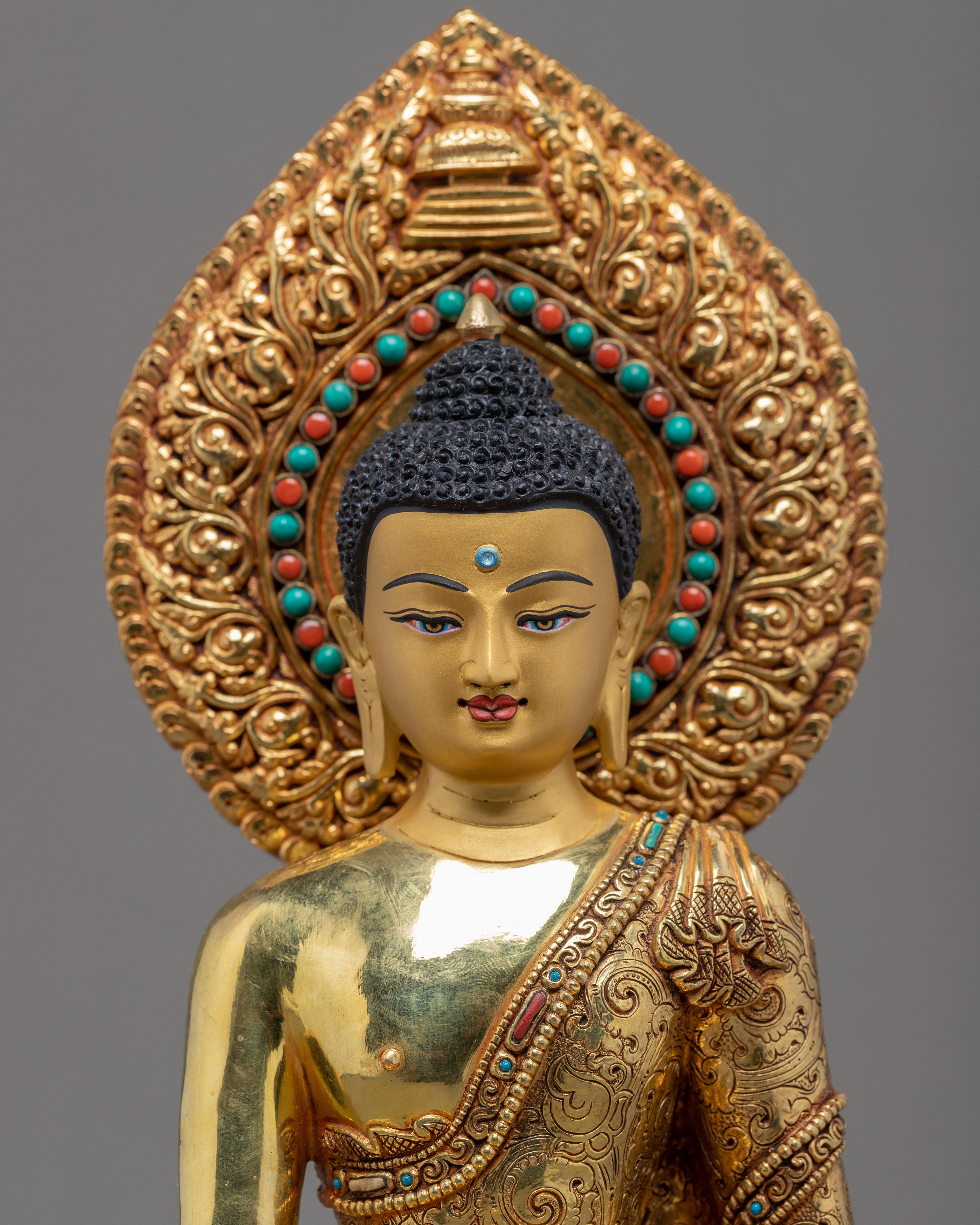 Siddhartha Gautama Enlightenment Statue | Himalayan Buddhist Art
