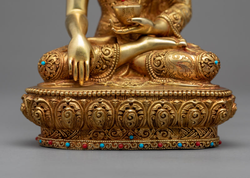 Ancient Shakyamuni Buddha Sculpture | Himalayan Buddhist Art