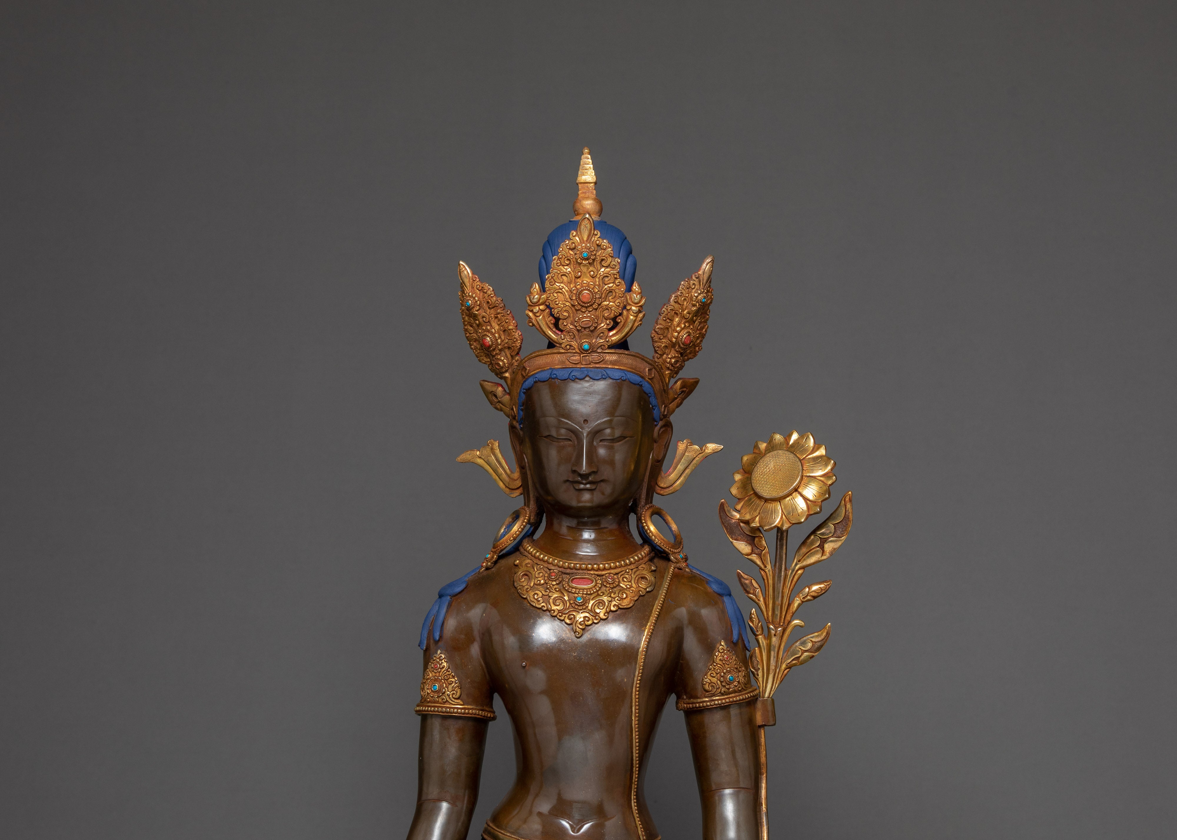 Maitreya Future Buddhist Deity Artwork | Representing Compassion and Wisdom
