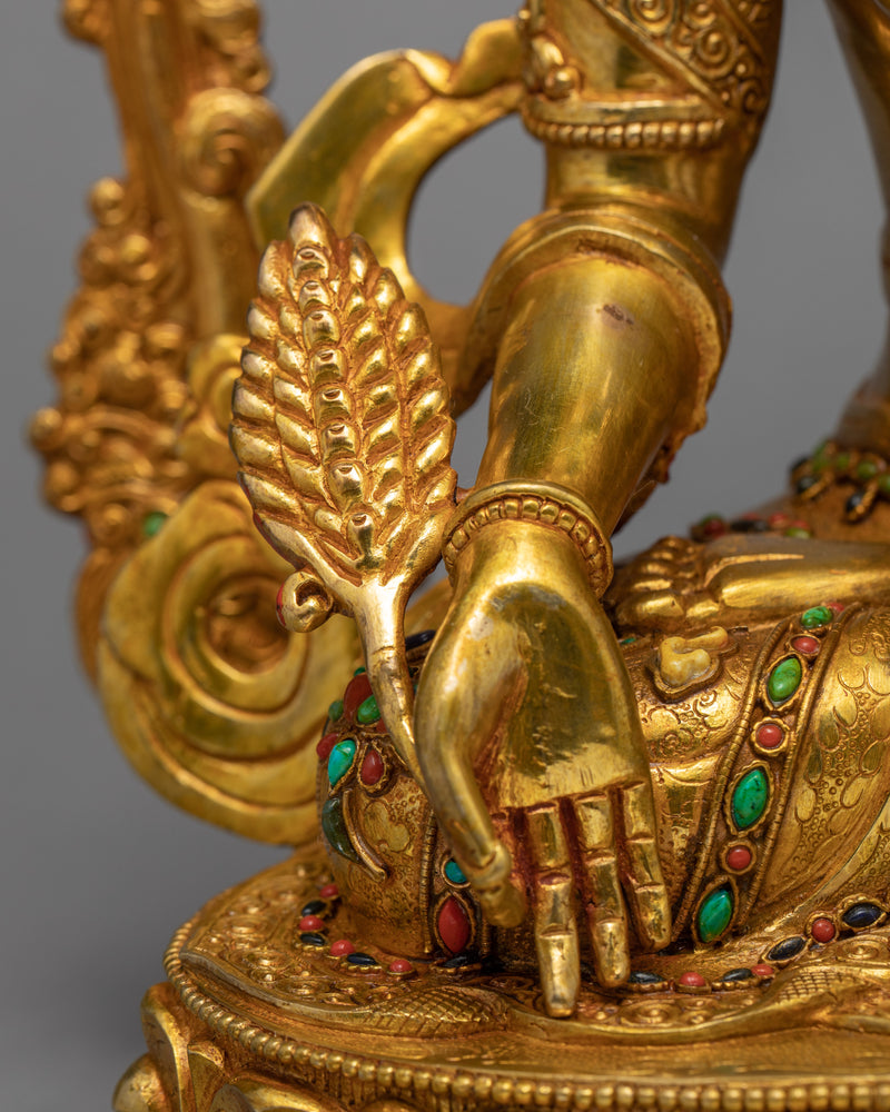Ksitigarbha Statue | Himalayan Buddhist Sculpture | Bodhisattva