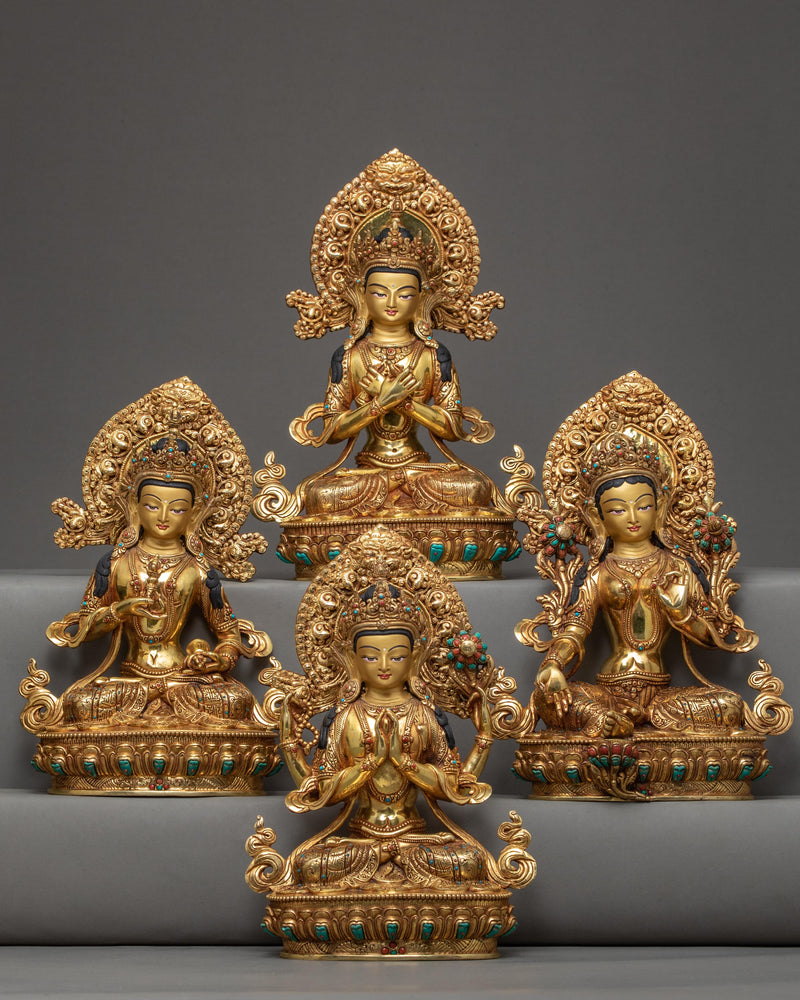 Bodhisattva Statue Set