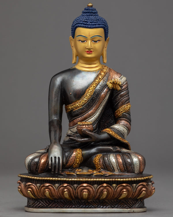 Shakyamuni Buddha Gold Sculpture 