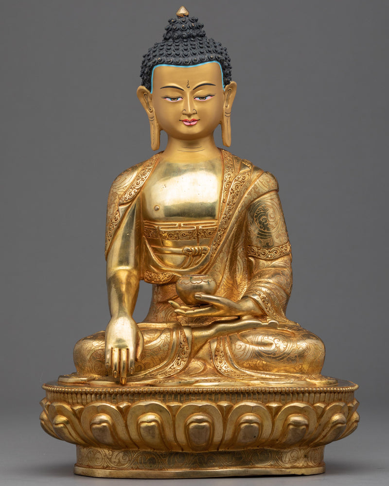 Seated Buddha Shakyamuni Sculpture