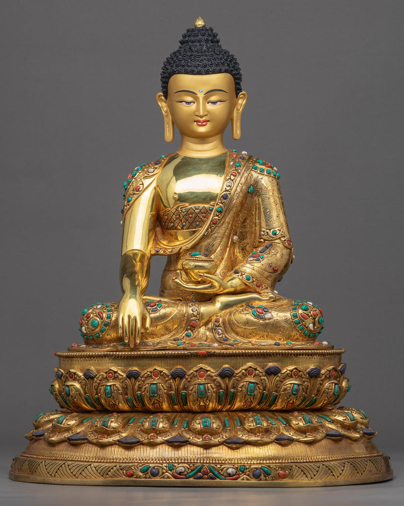 large gold buddha statue 