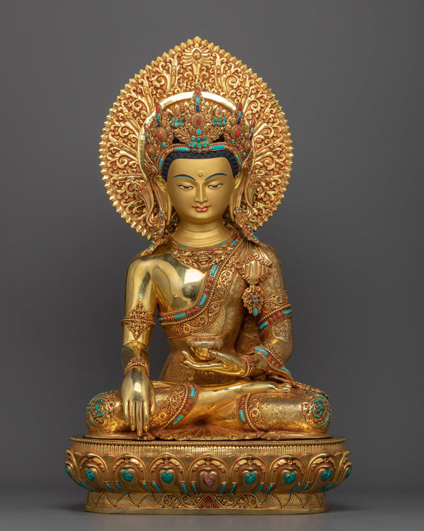 shakyamuni gautama buddha gold gilded Statue
