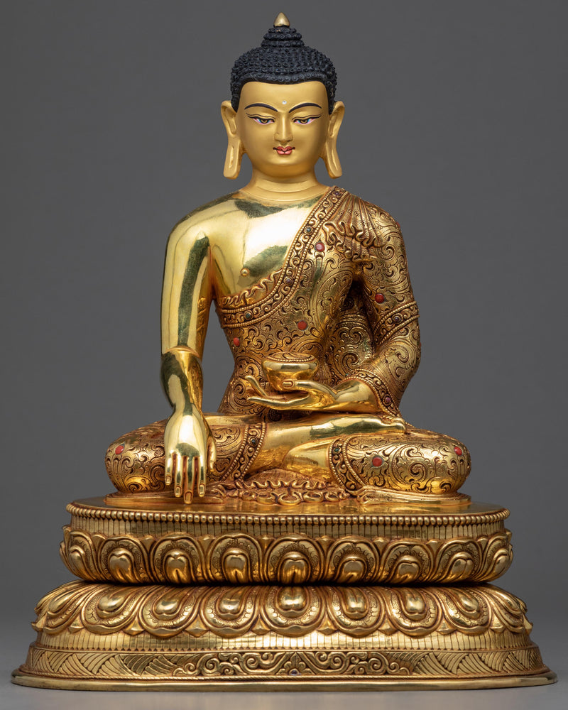 Shakyamuni Buddha Gold Statue