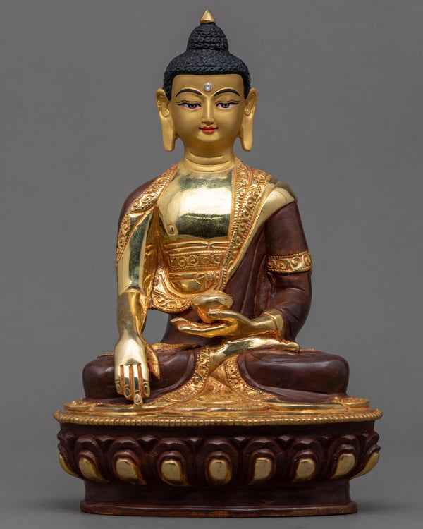 Gautama Buddha Gold Plated Sculpture