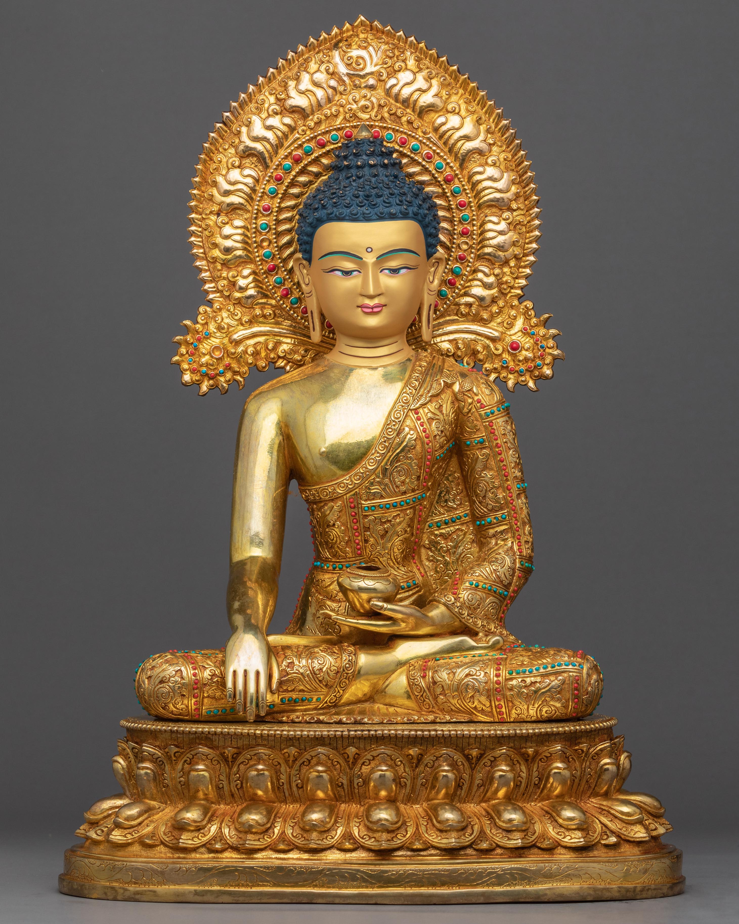 Seated Shakyamuni Buddha Statue