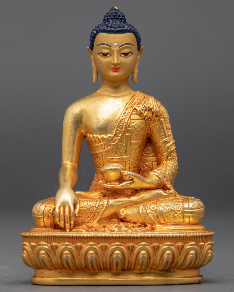 Miniature Shakyamuni Buddha Sculpture 