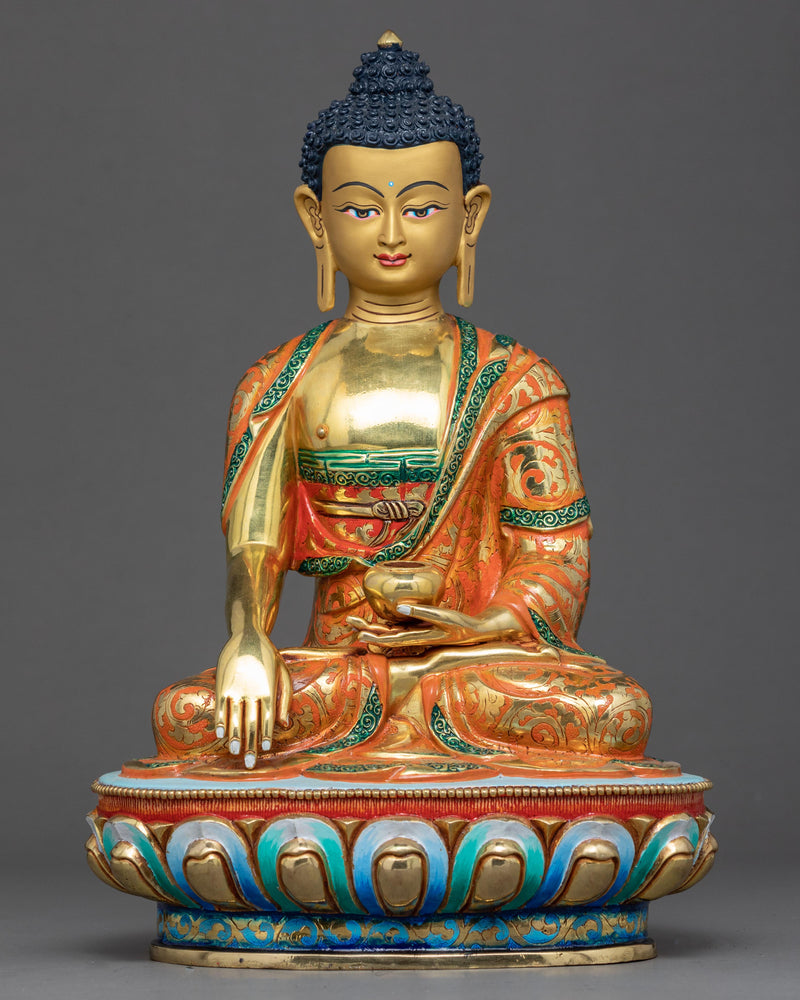 Shakyamuni Buddha Tibetan Statue
