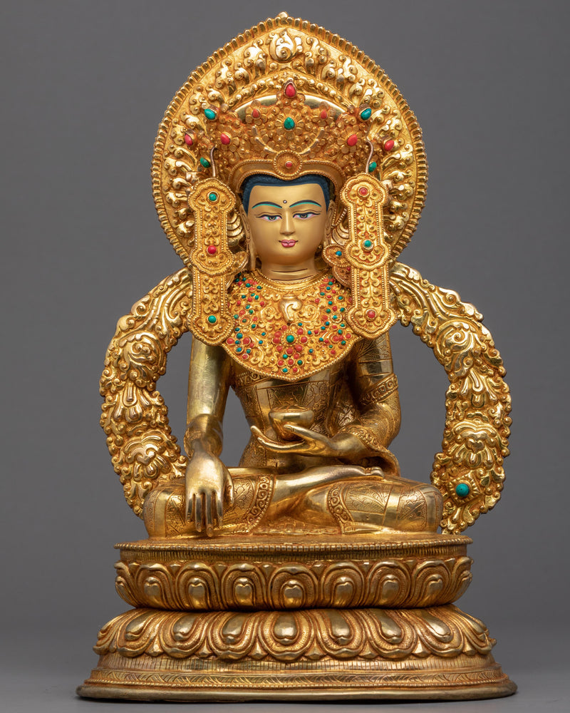 Ancient Shakyamuni Buddha Statue