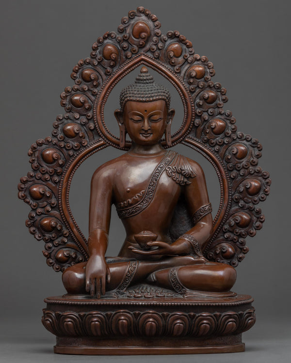 Buddha Shakyamuni Copper Sculpture