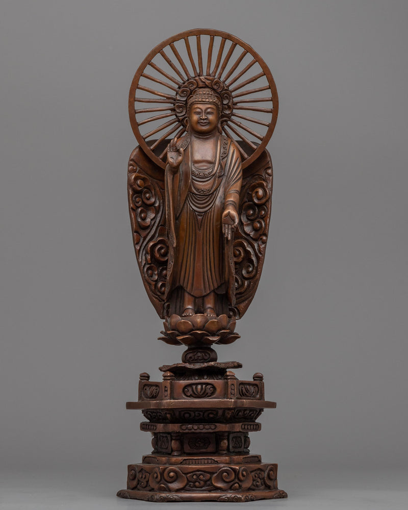 standing buddha statue 