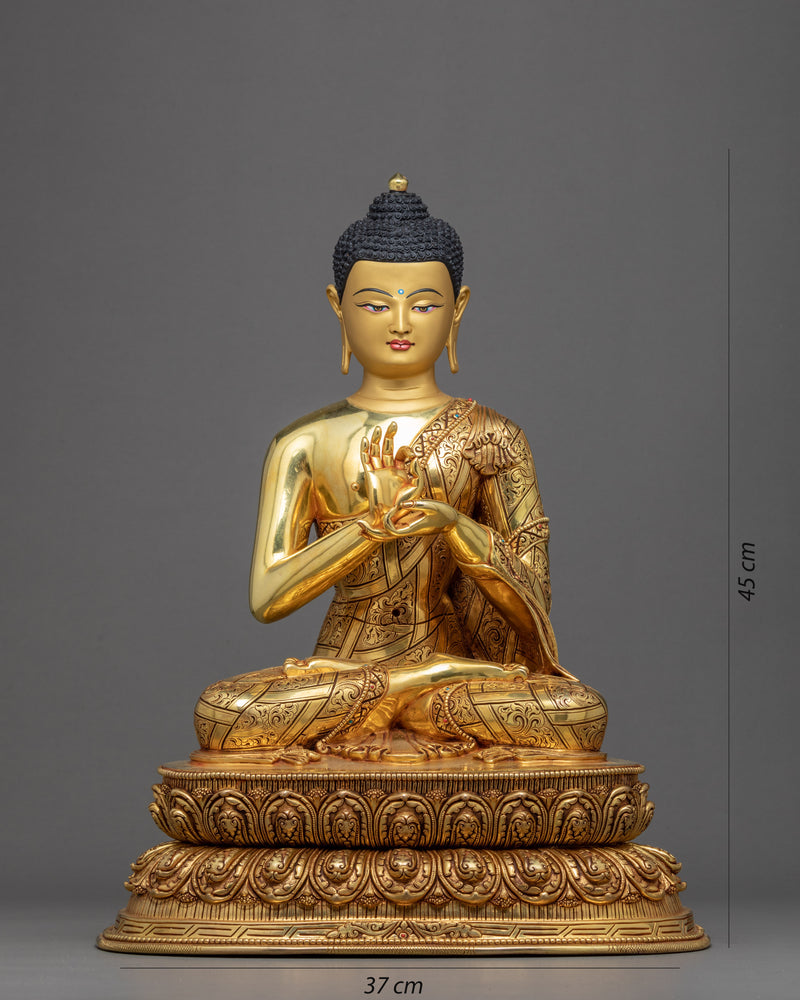 Three Buddhas Statue | Traditionally Hand Carved Statue
