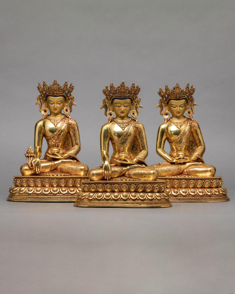 3 Buddha Statue Set 