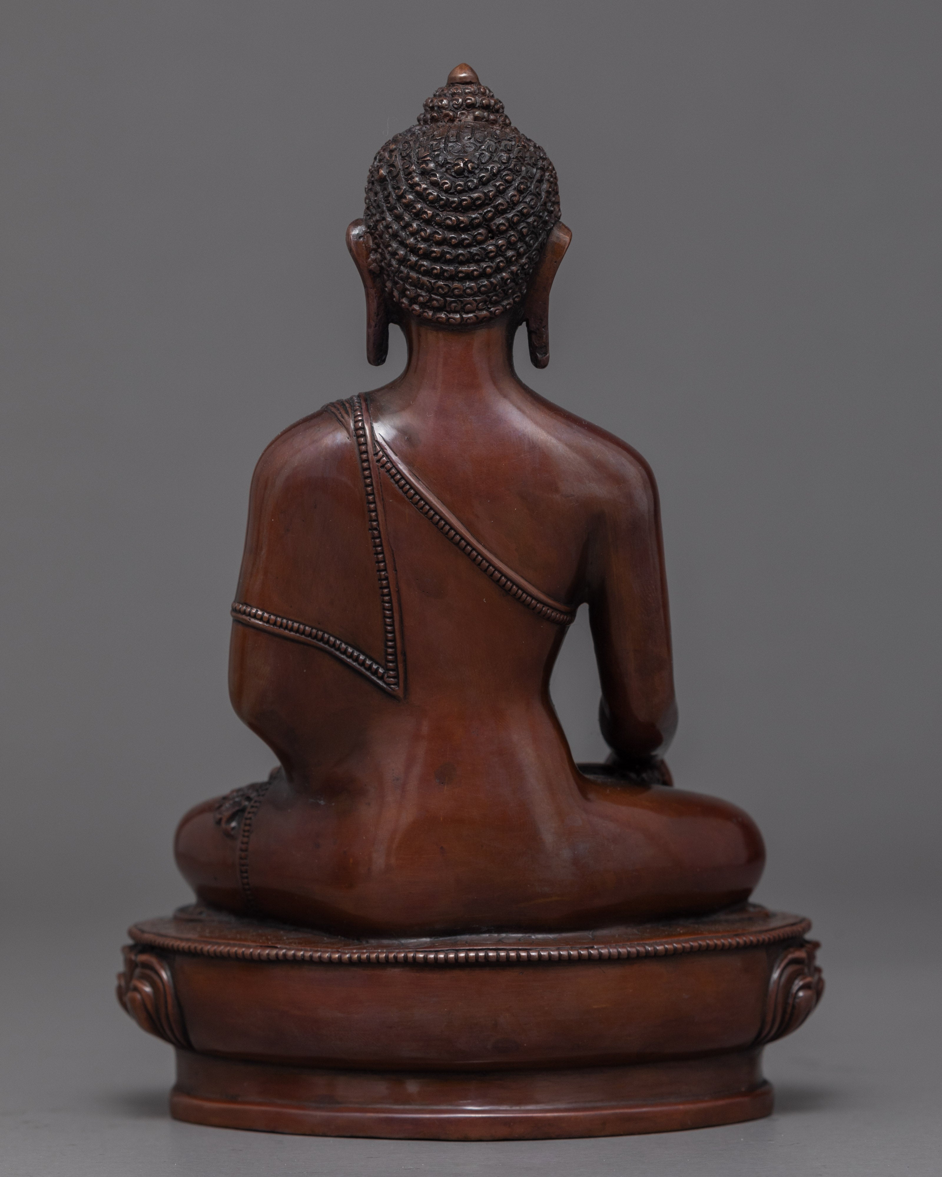 Three Buddha Copper Statue Set | Traditional Himalayan Art of Nepal