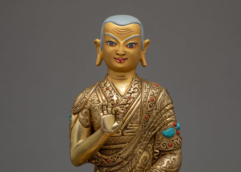 Je Tsongkhapa And His Disciples Statue | Gyaltsab Je | Khedrup Je