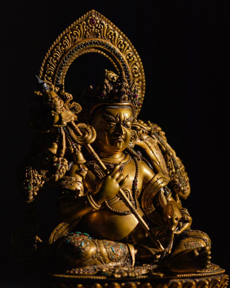 Wealth Deity, Dzambhala Statue 