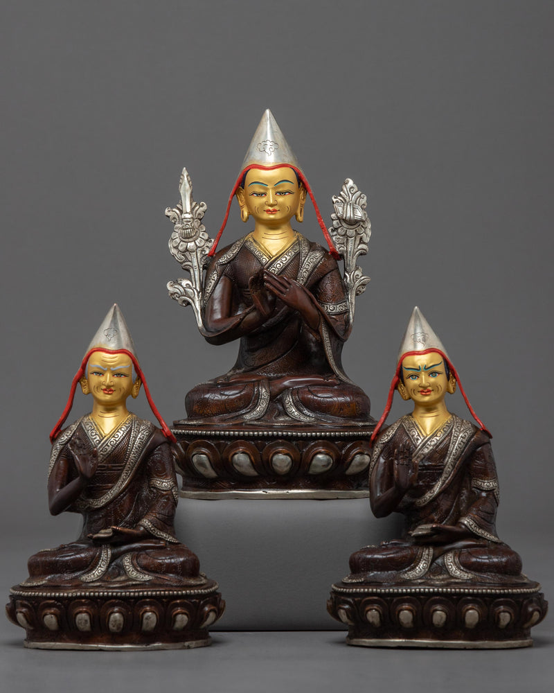 Je Tsongkhapa Sculpture Set 