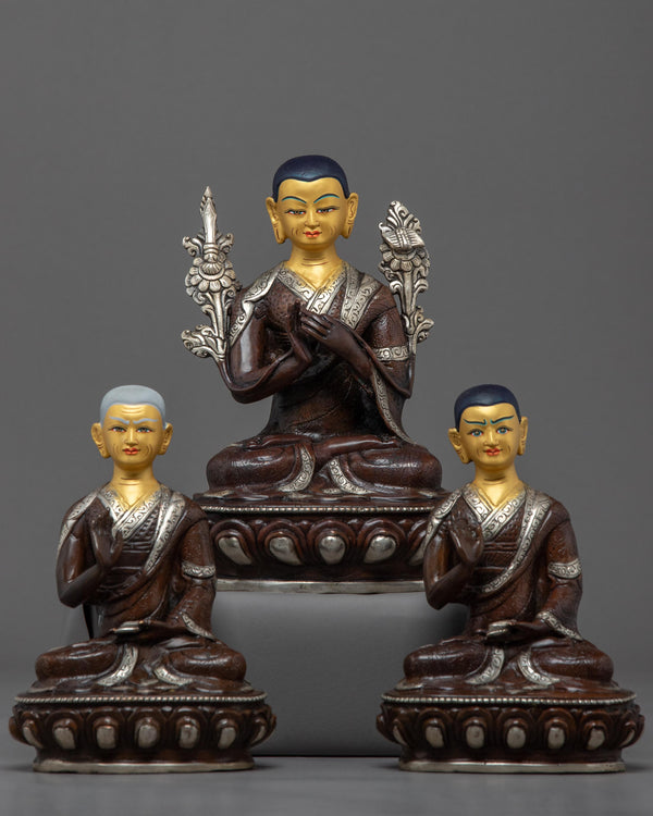 Tsongkhapa and His Disciples Set Sculpture