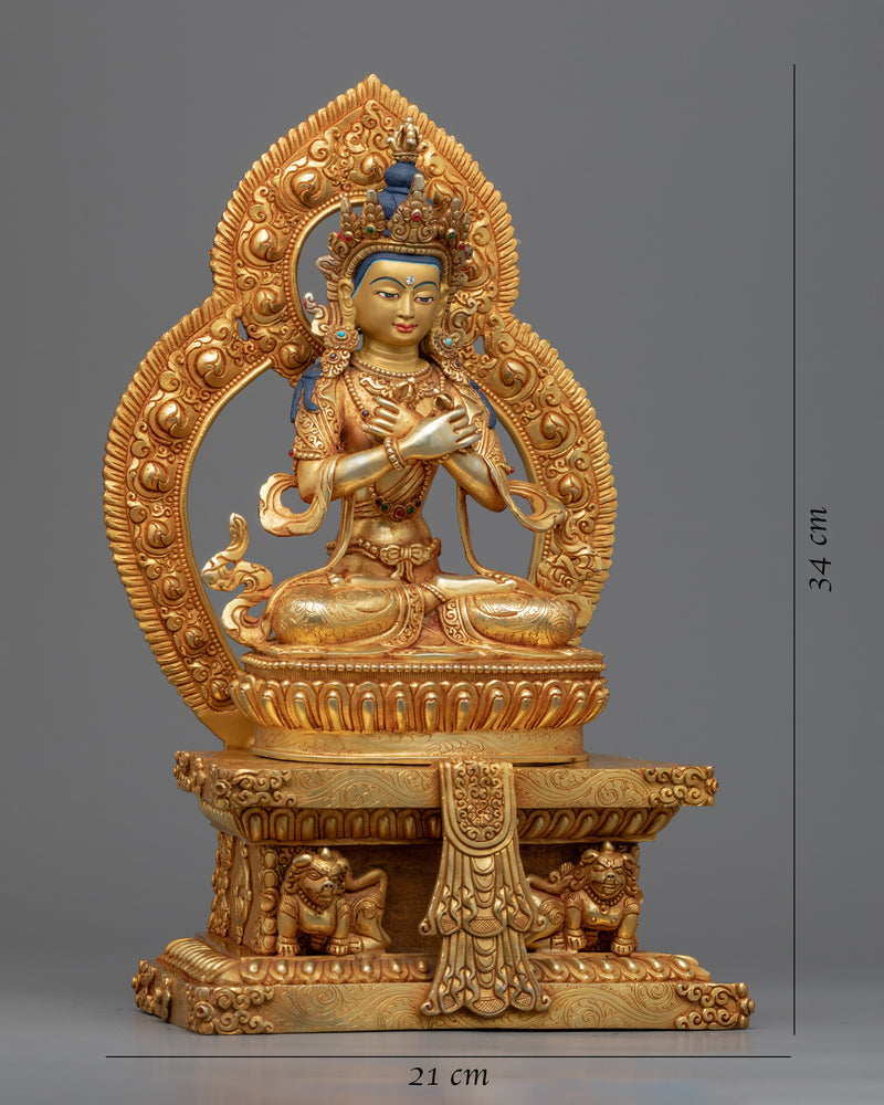 Buddha Vajradhara Statue | Traditional Tibetan Primordial Buddha Sculpture