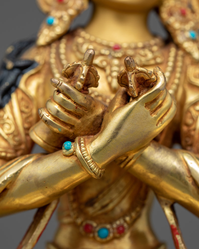 Vajradhara Bodhisattva Sculpture | Finely Hand Carved Statue