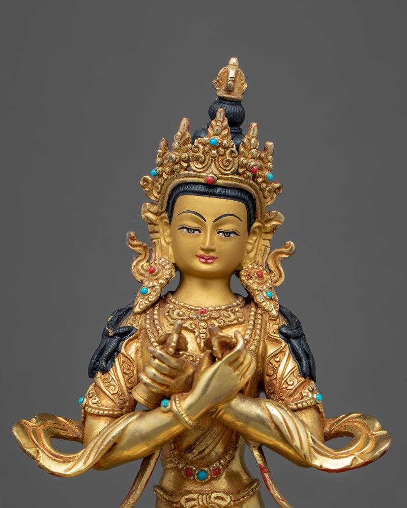 Vajradhara Bodhisattva Sculpture | Finely Hand Carved Statue