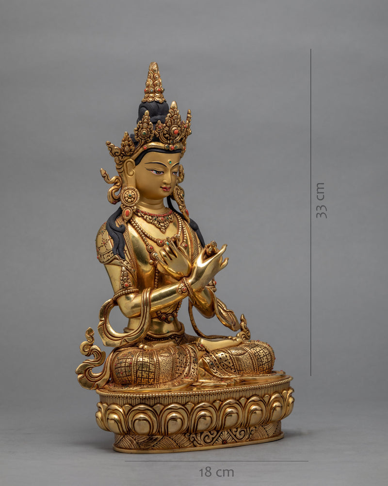 Vajradhara Statue | Dharmakaya Dorje Chang | Tibetan Buddhist Art