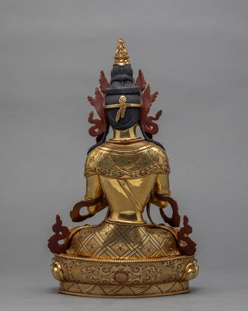 Vajradhara Statue | Dharmakaya Dorje Chang | Tibetan Buddhist Art