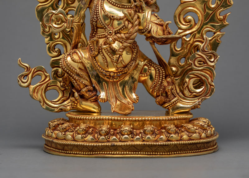 Wrathful Vajrapani | Buddhist Bodhisattva Sculpture